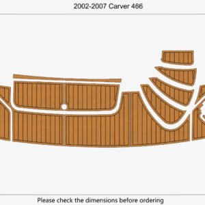1 Kit EVA Foam marine floor faux teak mat 2000-2007 Carver 466