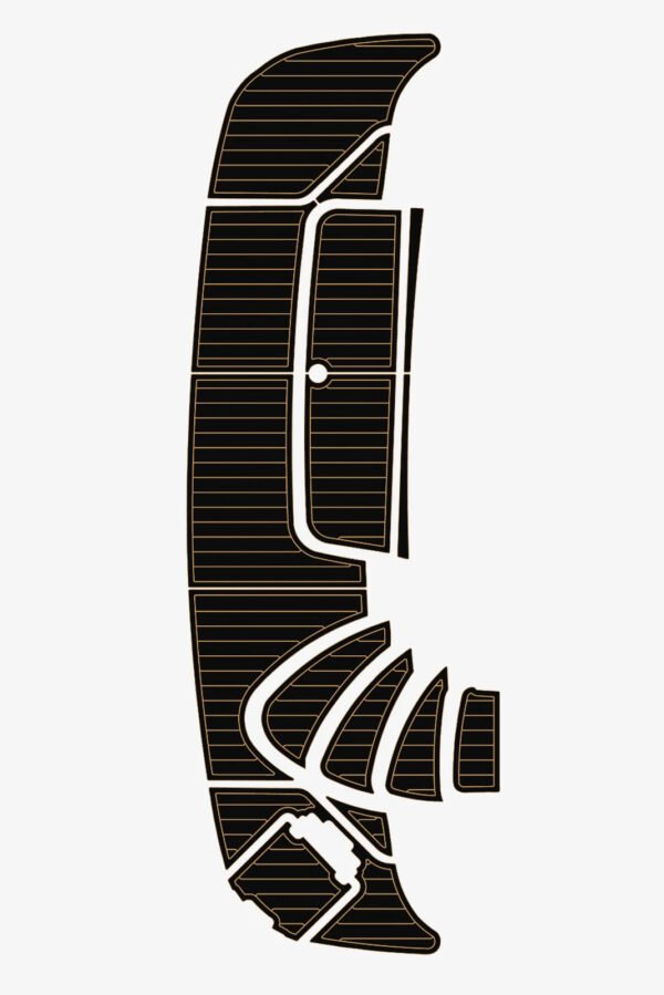 EVA Foam marine floor faux teak mat 2000-2007 Carver 466 (4) 1 Kit EVA Foam marine floor faux teak mat 2000-2007 Carver 466