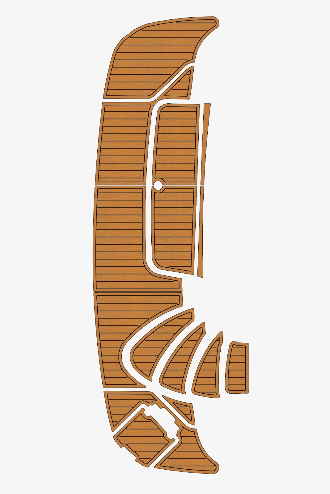 1 Kit EVA Foam marine floor faux teak mat 2000-2007 Carver 466