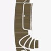 EVA Foam marine floor faux teak mat 2000-2007 Carver 466 (9) 1 Kit EVA Foam marine floor faux teak mat 2000-2007 Carver 466