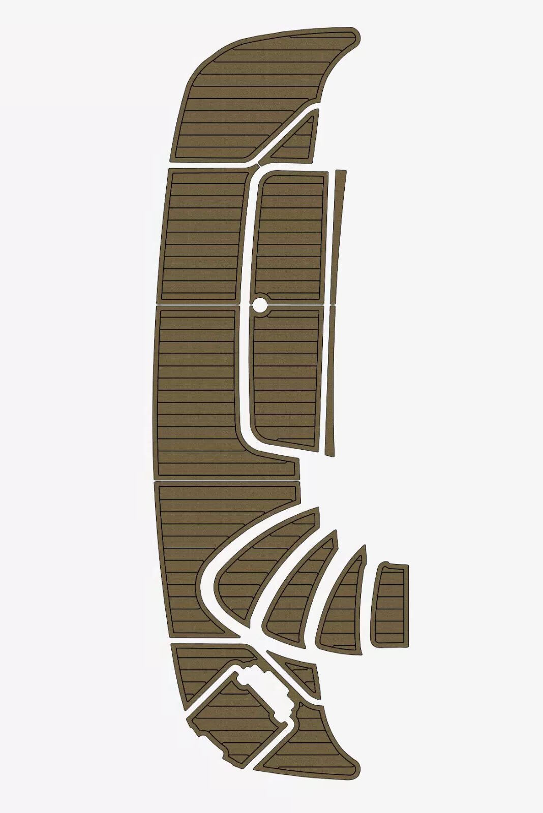 1 Kit EVA Foam marine floor faux teak mat 2000-2007 Carver 466