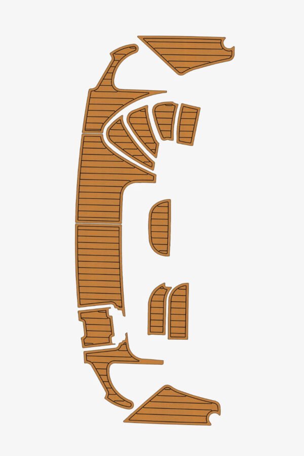 EVA Foam marine floor faux teak mat 2001 Carver MY 396 (1) 1 Kit EVA Foam marine floor faux teak mat 2001 Carver MY 396