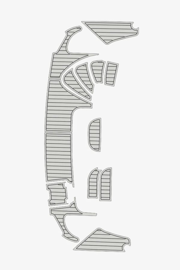 EVA Foam marine floor faux teak mat 2001 Carver MY 396 (5) 1 Kit EVA Foam marine floor faux teak mat 2001 Carver MY 396