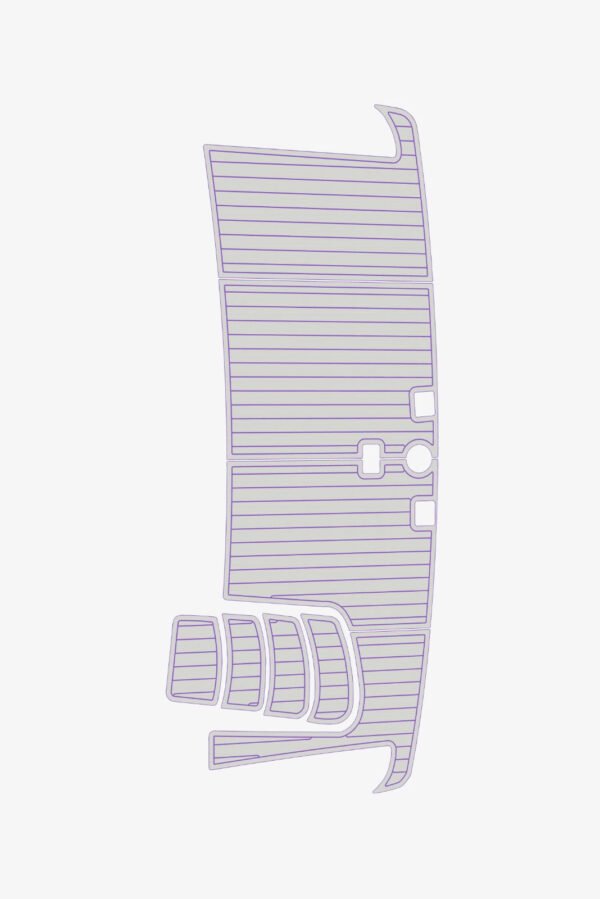 EVA Foam marine floor faux teak mat Carver 402 SP (17) 1 Kit EVA Foam marine floor faux teak mat Carver 402 SP