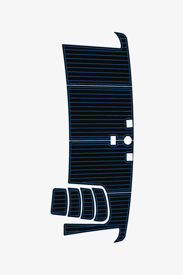 EVA Foam marine floor faux teak mat Carver 402 SP (4) 1 Kit EVA Foam marine floor faux teak mat Carver 402 SP