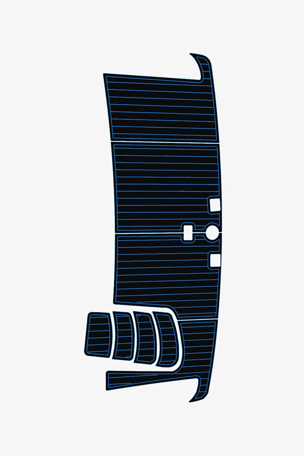 1 Kit EVA Foam marine floor faux teak mat Carver 402 SP