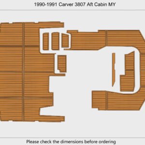 EVA Foam marine flooring 1990-1991 Carver 3807 (1) 1 Kit EVA Foam marine flooring 1990-1991 Carver 3807