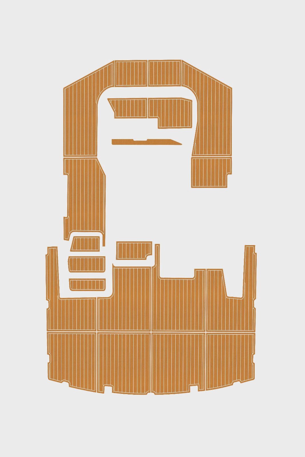 EVA Foam marine flooring 1990-1991 Carver 3807 (10) 1 Kit EVA Foam marine flooring 1990-1991 Carver 3807