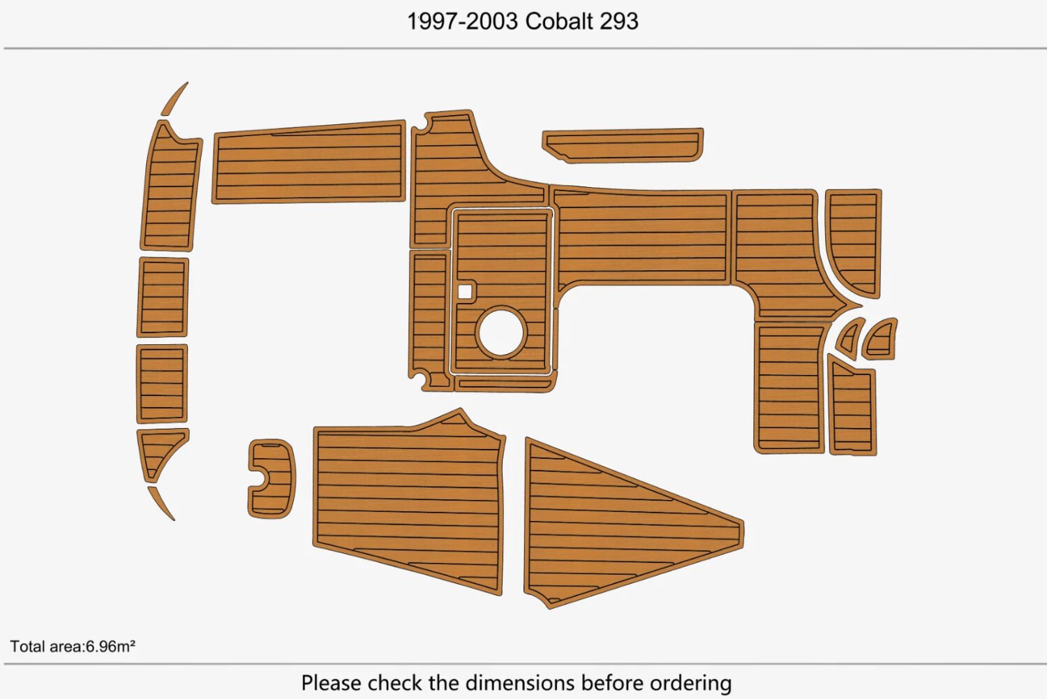EVA Foam marine flooring 1997-2003 Cobalt 293 (1) 1 Kit EVA Foam marine flooring 1997-2003 Cobalt 293