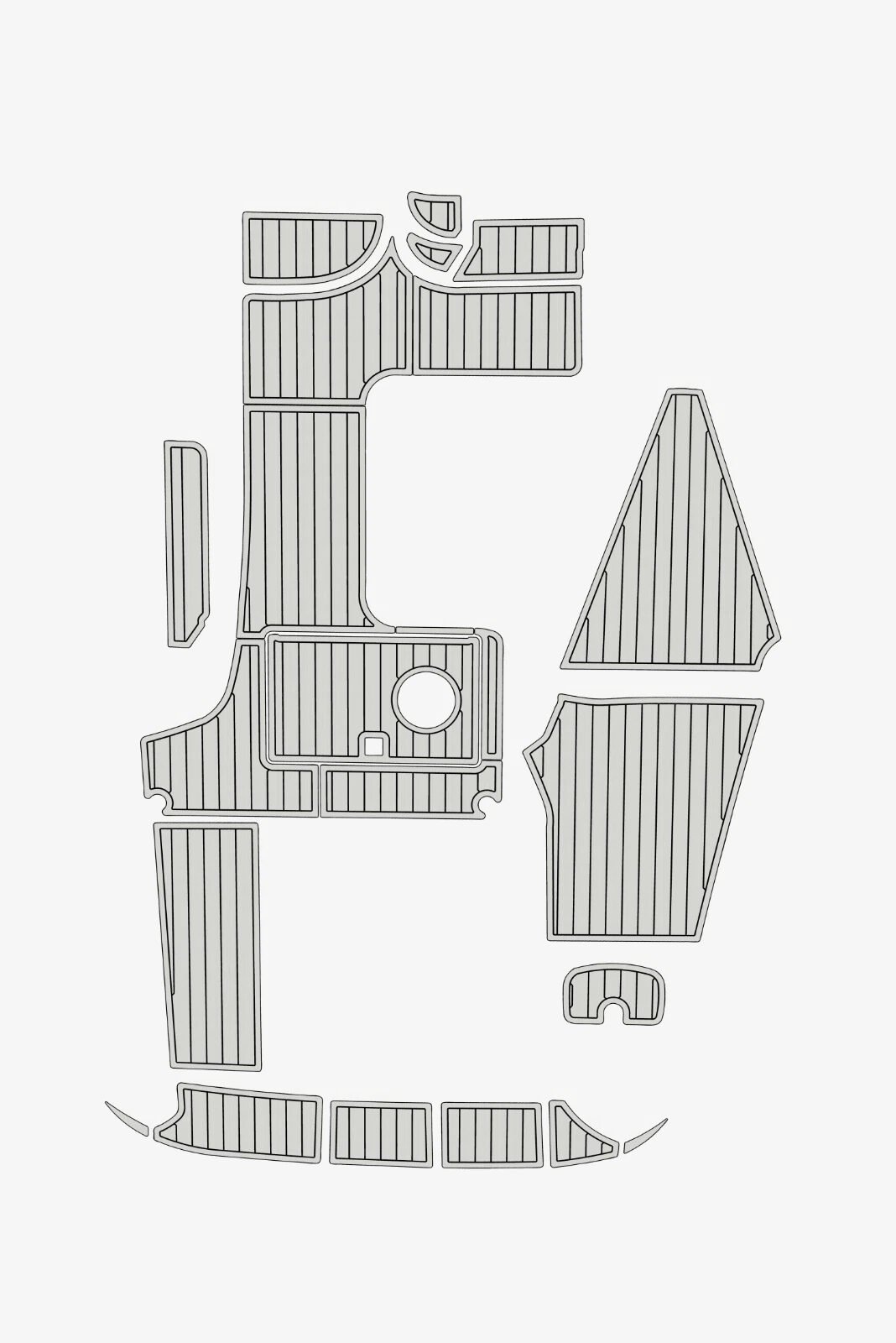 EVA Foam marine flooring 1997-2003 Cobalt 293 (14) 1 Kit EVA Foam marine flooring 1997-2003 Cobalt 293