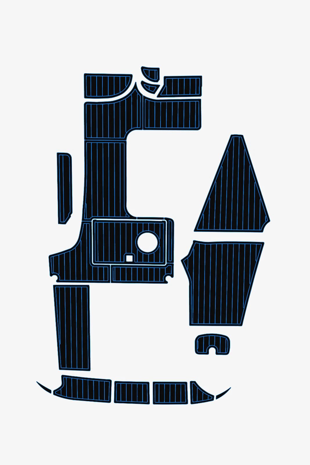 EVA Foam marine flooring 1997-2003 Cobalt 293 (3) 1 Kit EVA Foam marine flooring 1997-2003 Cobalt 293