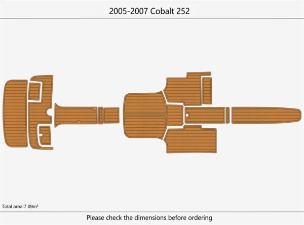 EVA Foam marine flooring Anti-slip mat 2005-2007 Cobalt 252 (9) 1 Kit EVA Foam marine flooring Anti-slip mat 2005-2007 Cobalt 252