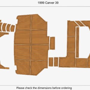 EVA Foam marine flooring faux teak 1999 Carver 39 (2) 1 Kit EVA Foam marine flooring faux teak 1999 Carver 39