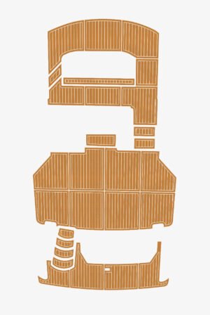 1 Kit EVA Foam marine flooring faux teak 1999 Carver 39