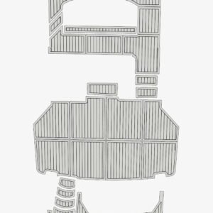 EVA Foam marine flooring faux teak 1999 Carver 39 (8) 1 Kit EVA Foam marine flooring faux teak 1999 Carver 39