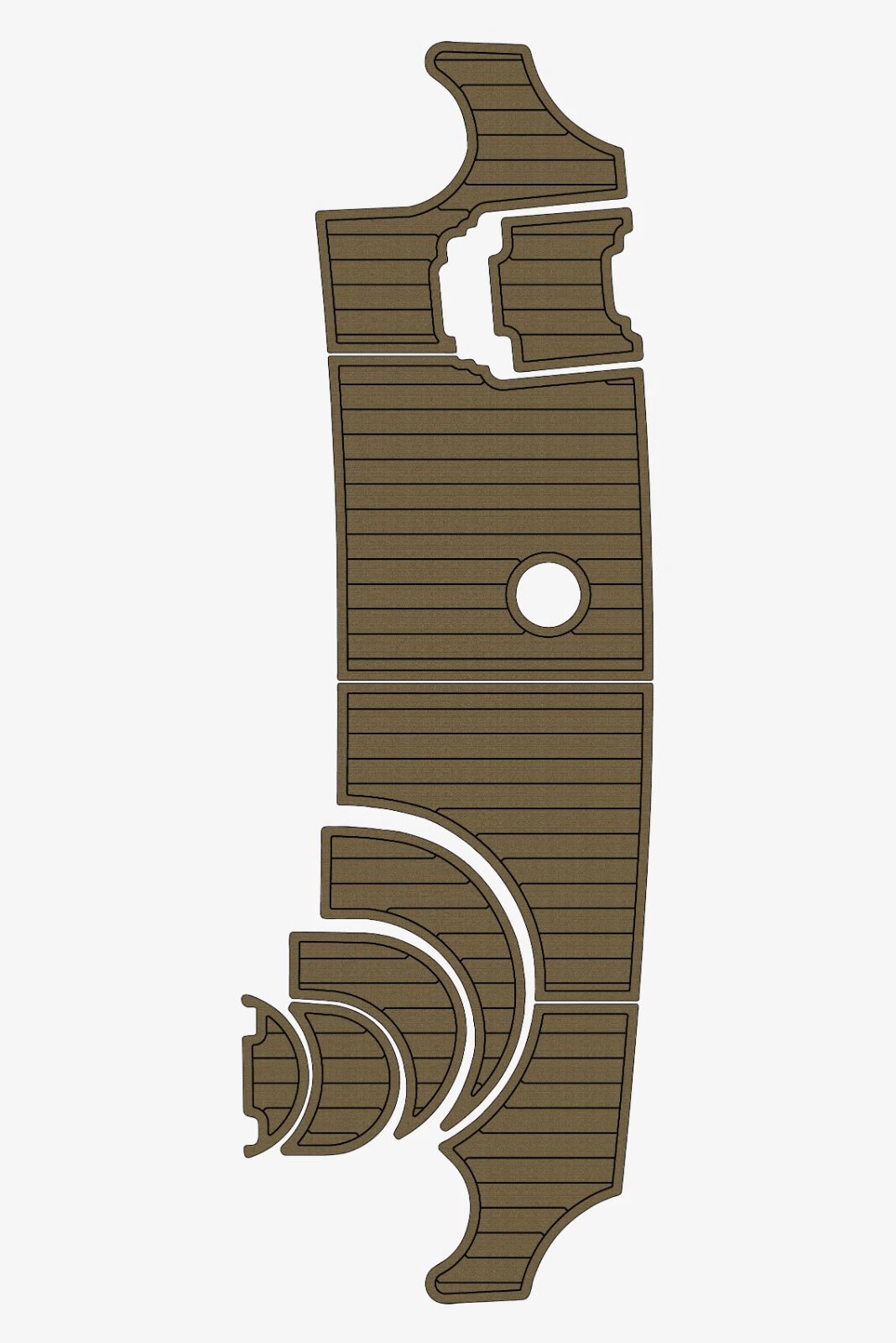 1 Kit EVA Foam marine flooring faux teak 2002 Carver 346