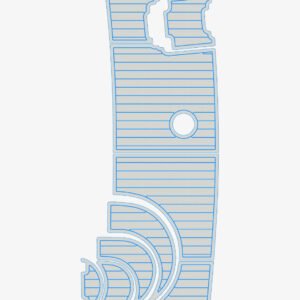 1 Kit EVA Foam marine flooring faux teak 2002 Carver 346