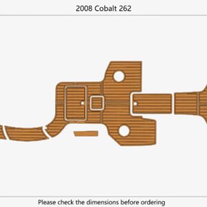 1 Kit EVA Foam marine flooring faux teak 2008 Cobalt 262 Cockpit