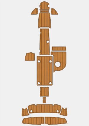 EVA faux floor 6mm 2012-2018 Yamaha AR SA SS 210 212X (8) 1 Kit EVA foam faux teak boat floor 6mm 2012-2018 Yamaha AR SA SS 210 212X