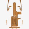 EVA foam Faux Teak Decking 6mm 2015-2017 AXIS A22 (2) 1 Kit EVA foam boat floor Faux Teak 6mm 2015-2017 AXIS A22