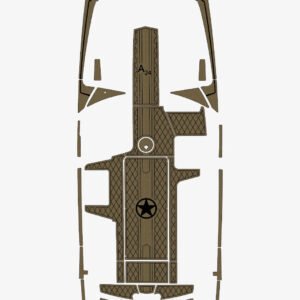 1 Kit EVA foam Marine floor Faux Teak 6mm 2013-2017 Axis A24