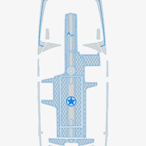 1 Kit EVA foam Marine floor Faux Teak 6mm 2013-2017 Axis A24