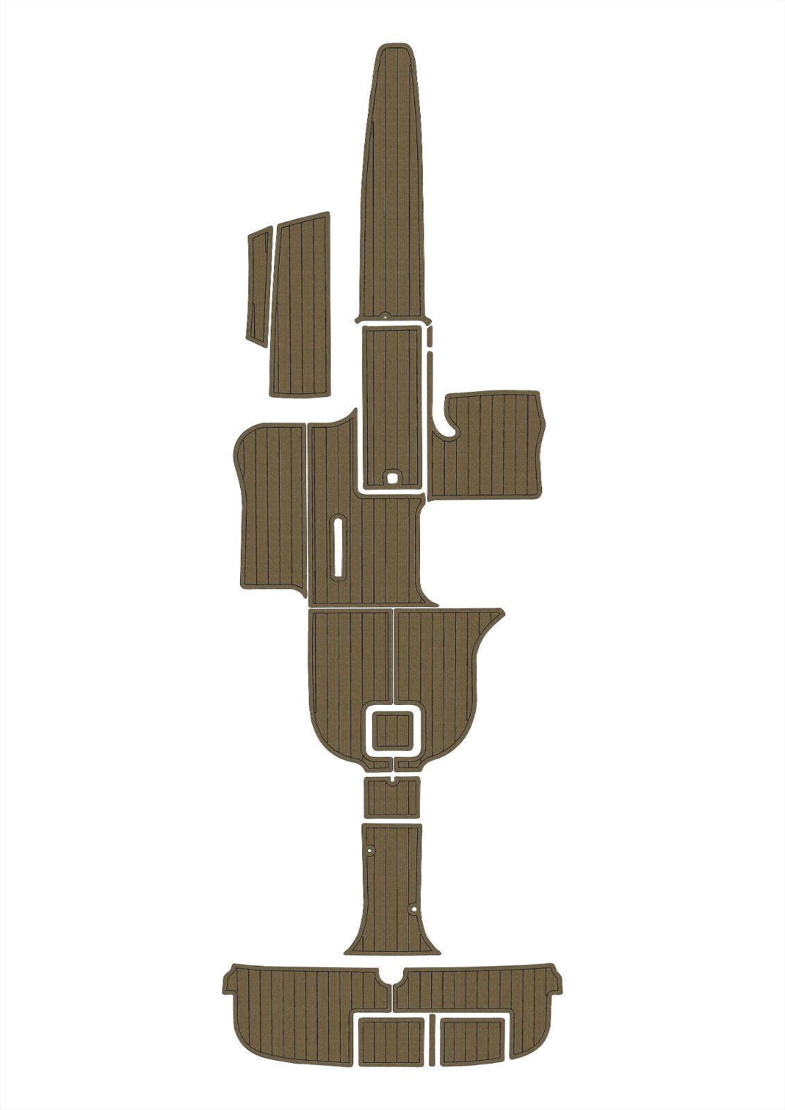 1 Kit EVA foam boat floor 6mm 2002-2009 cobalt 282