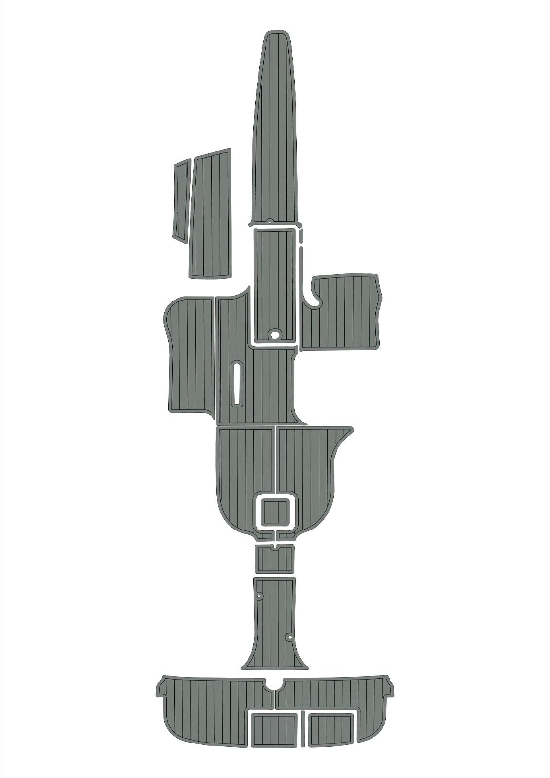 1 Kit EVA foam boat floor 6mm 2002-2009 cobalt 282