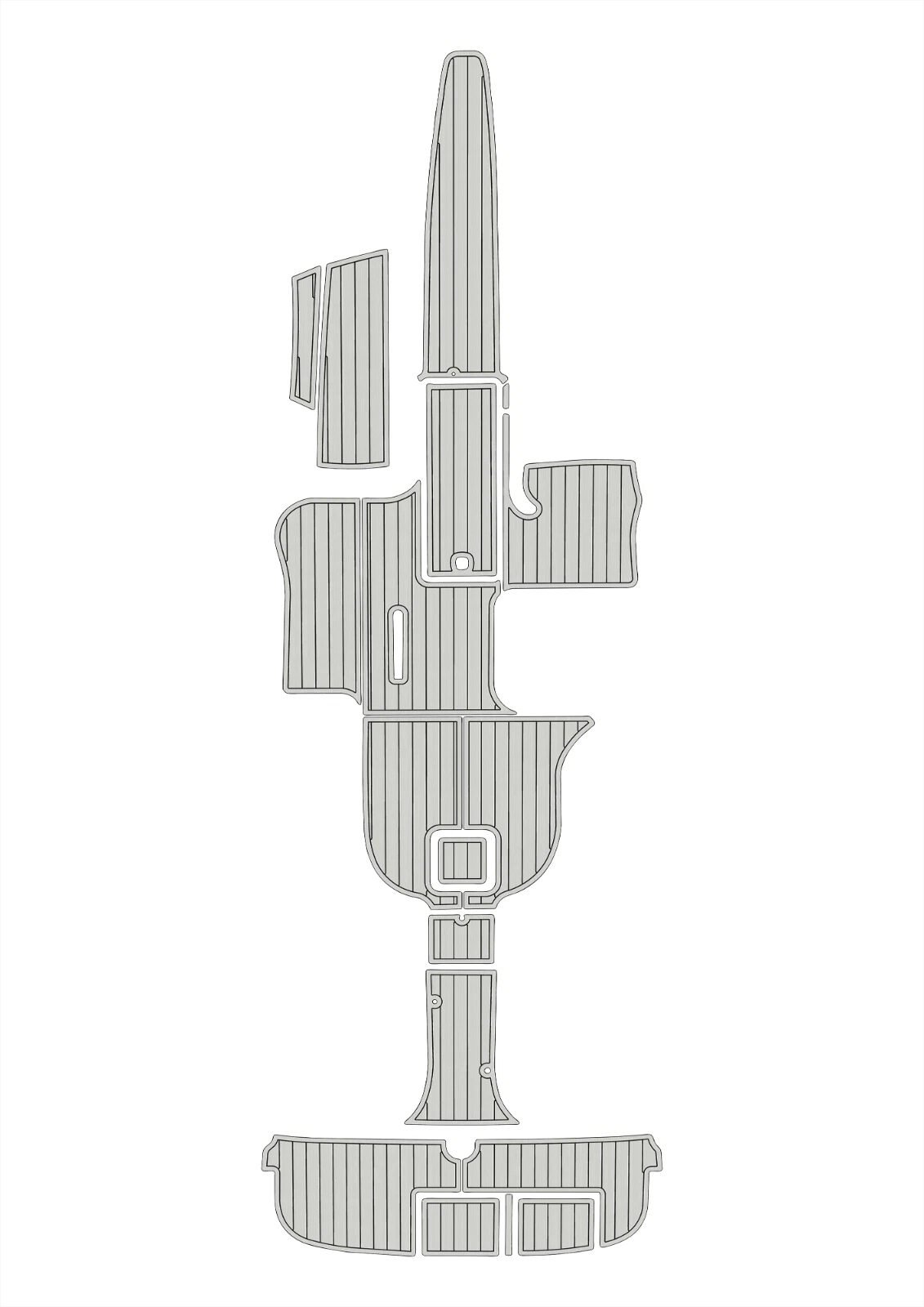 1 Kit EVA foam boat floor 6mm 2002-2009 cobalt 282