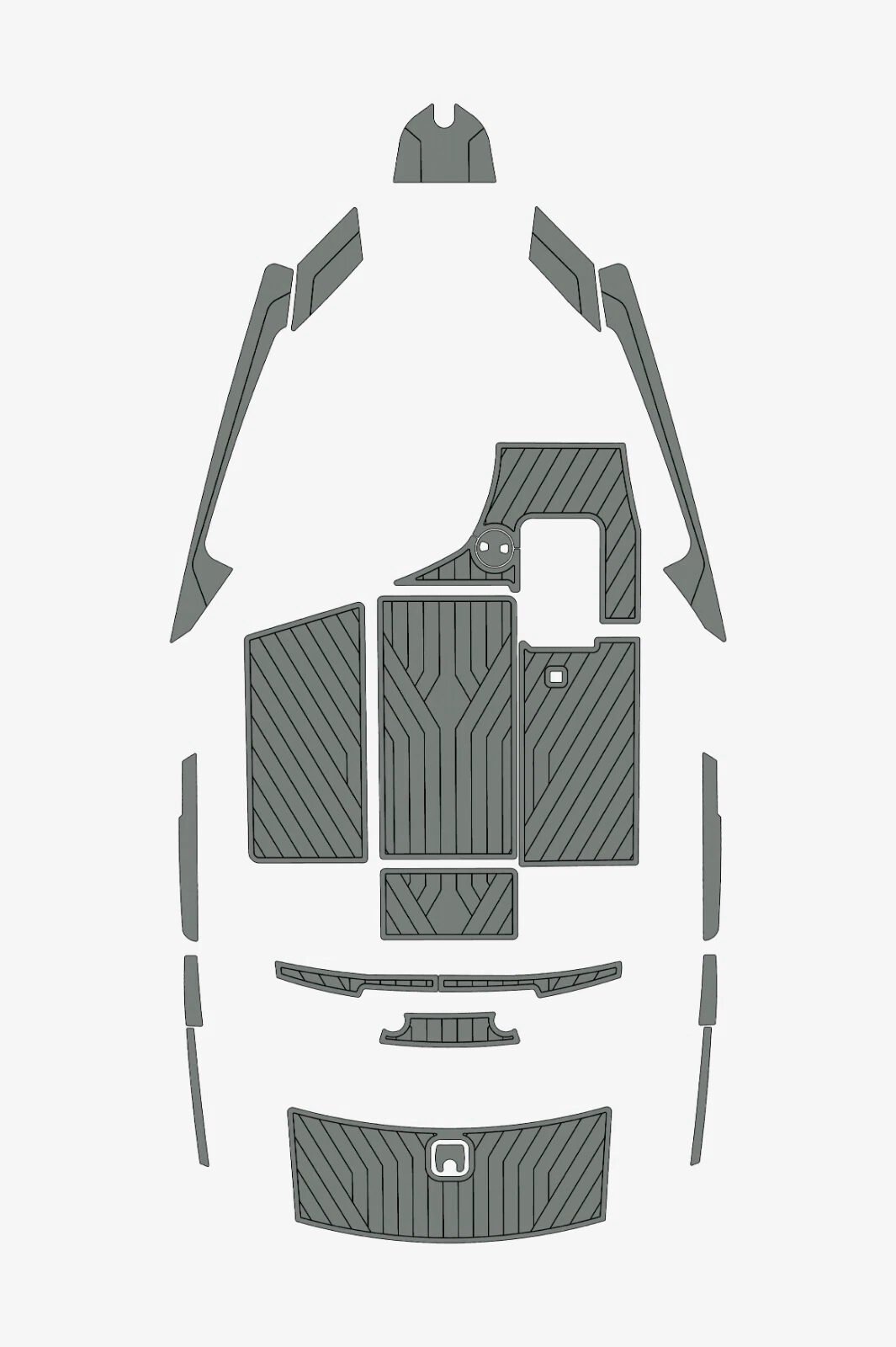 1 Kit EVA foam boat floor Faux Teak 6mm 2009-2014 Axis A22