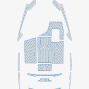 1 Kit EVA foam boat floor Faux Teak 6mm 2009-2014 Axis A22