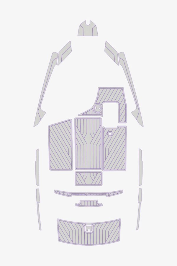 EVA foam boat floor Faux Teak Decking 6mm 2009-2014 Axis A22 (17) 1 Kit EVA foam boat floor Faux Teak 6mm 2009-2014 Axis A22