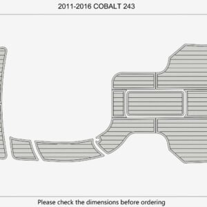 1 Kit EVA foam boat floor anti-slip mat 6mm 2011-2016 Cobalt 243