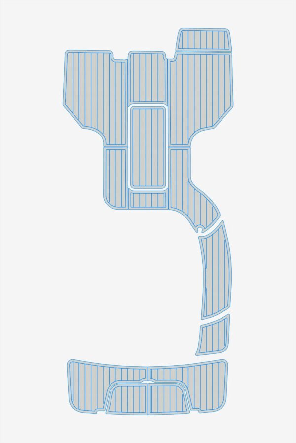 EVA foam boat floor anti-slip mat 6mm 2011-2016 Cobalt 243 (7) 1 Kit EVA foam boat floor anti-slip mat 6mm 2011-2016 Cobalt 243