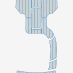 1 Kit EVA foam boat floor anti-slip mat 6mm 2011-2016 Cobalt 243