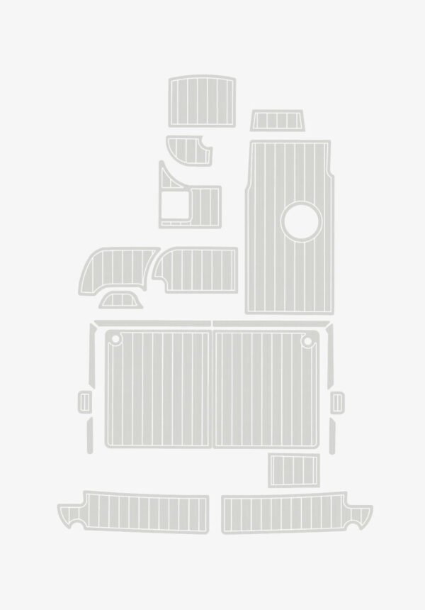 EVA foam boat floor faux teak 1995 Bayliner 2355 (12) 1 Kit EVA foam boat floor faux teak 1995 Bayliner 2355