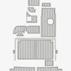 1 Kit EVA foam boat floor faux teak 1995 Bayliner 2355