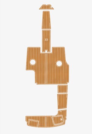 EVA foam boat floor faux teak 1999-2006 Cobalt 226 (9) 1 Kit EVA foam boat floor faux teak 1999-2006 Cobalt 226