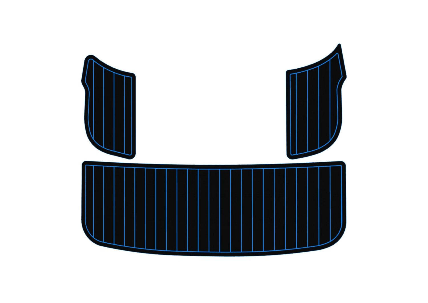 1 Kit EVA foam boat floor faux teak mat 2005-2008 Cobalt 272