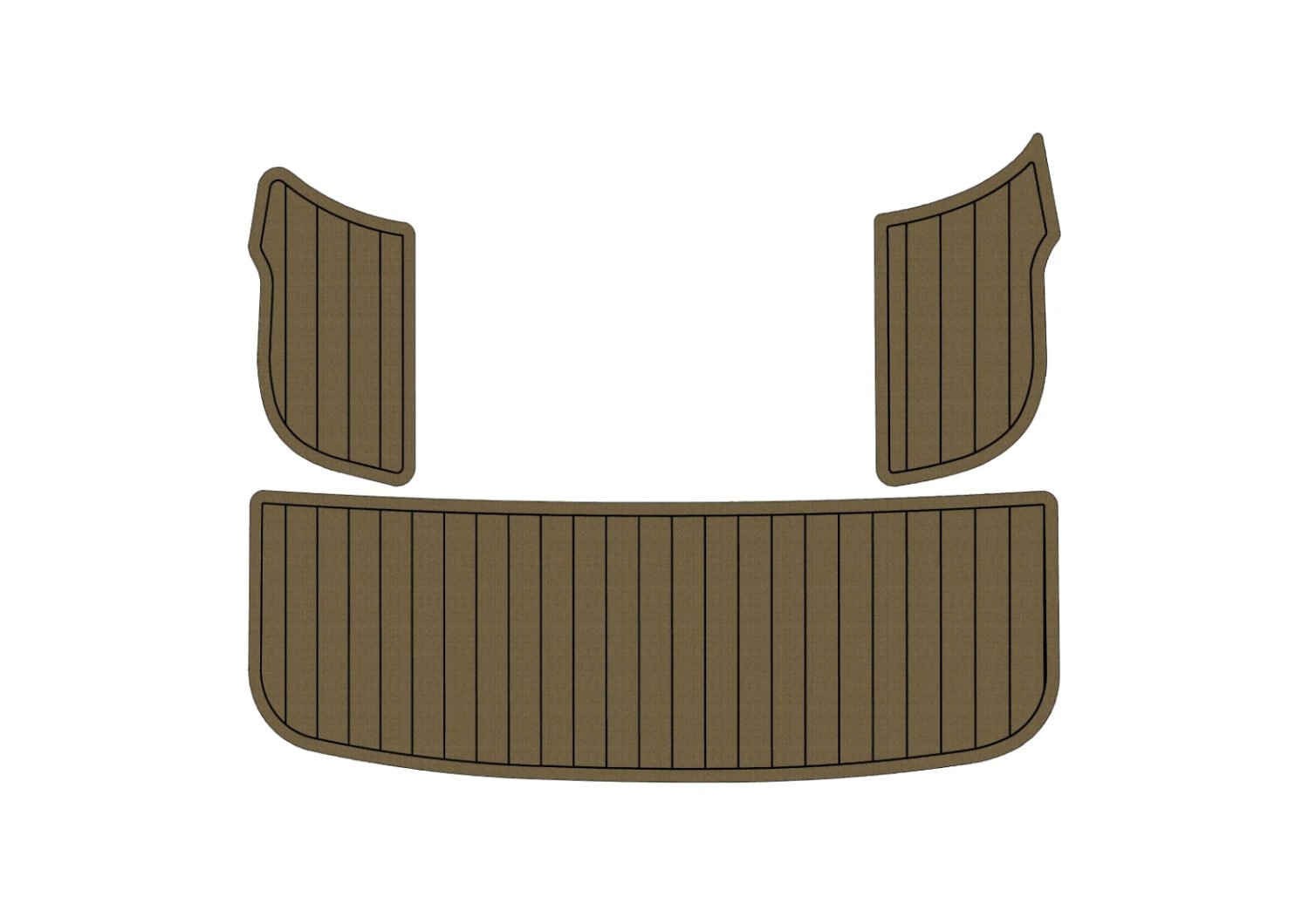 1 Kit EVA foam boat floor faux teak mat 2005-2008 Cobalt 272