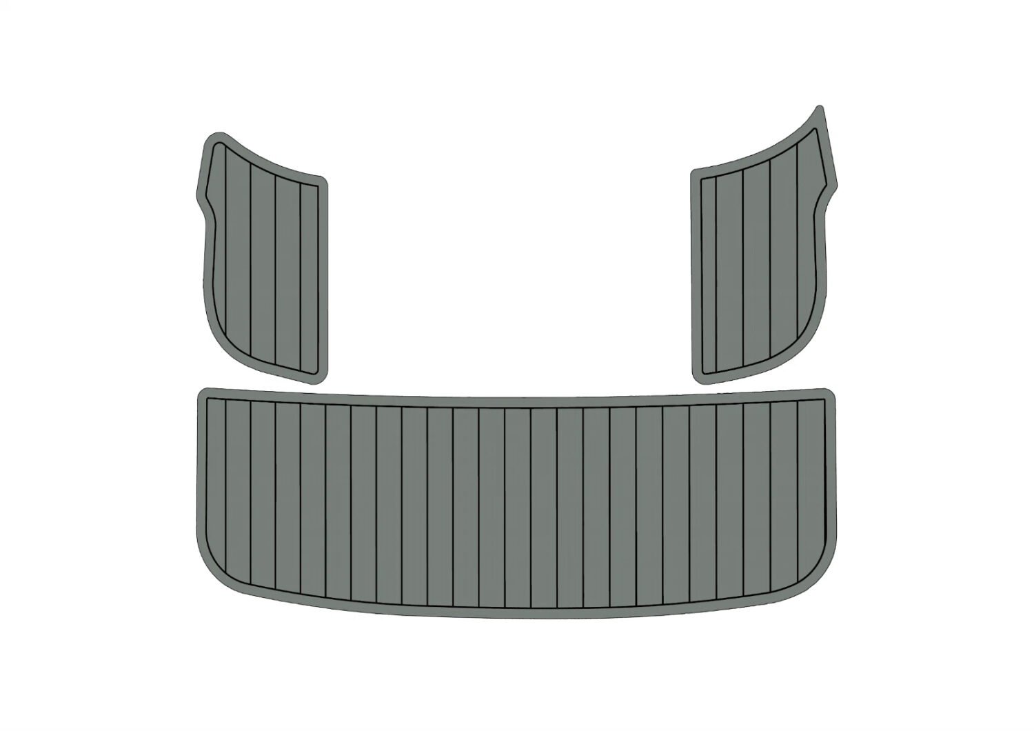 1 Kit EVA foam boat floor faux teak mat 2005-2008 Cobalt 272