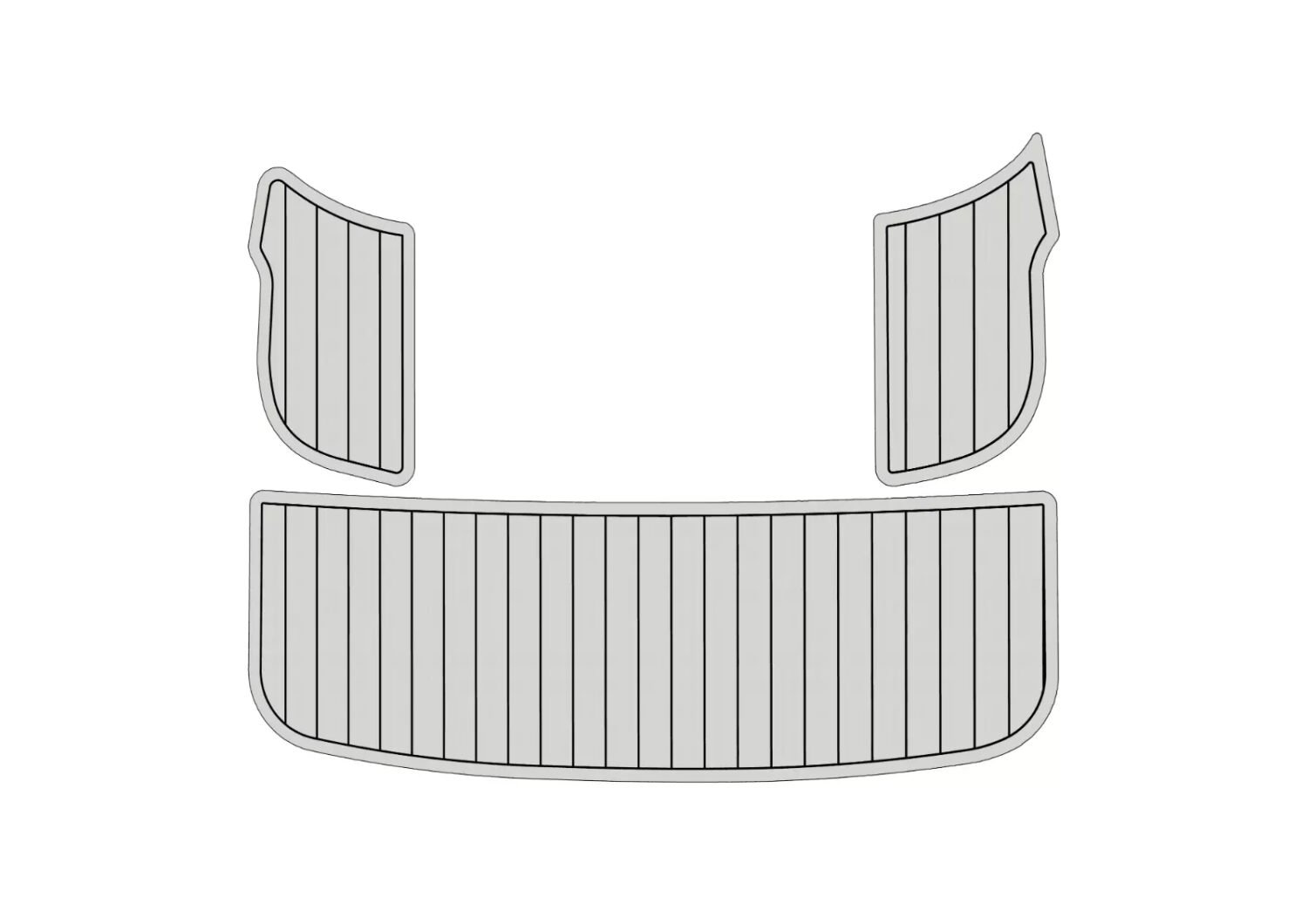 1 Kit EVA foam boat floor faux teak mat 2005-2008 Cobalt 272