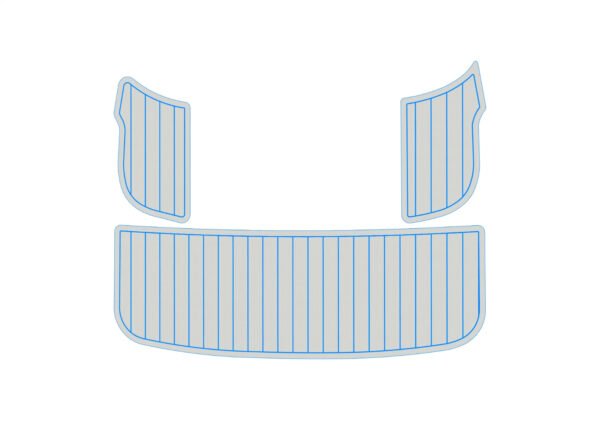 EVA foam boat floor faux teak mat 2005-2008 Cobalt 272 (7) 1 Kit EVA foam boat floor faux teak mat 2005-2008 Cobalt 272