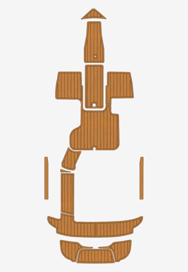 1 Kit EVA foam boat floor faux teak mat 2015-2017 Cobalt 200S