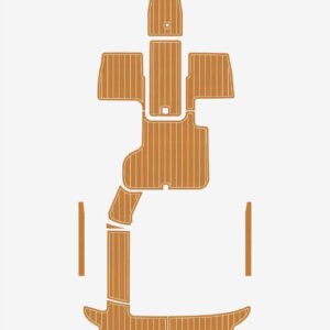 1 Kit EVA foam boat floor faux teak mat 2015-2017 Cobalt 200S