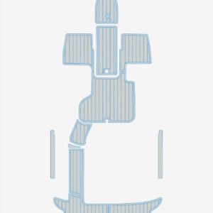1 Kit EVA foam boat floor faux teak mat 2015-2017 Cobalt 200S