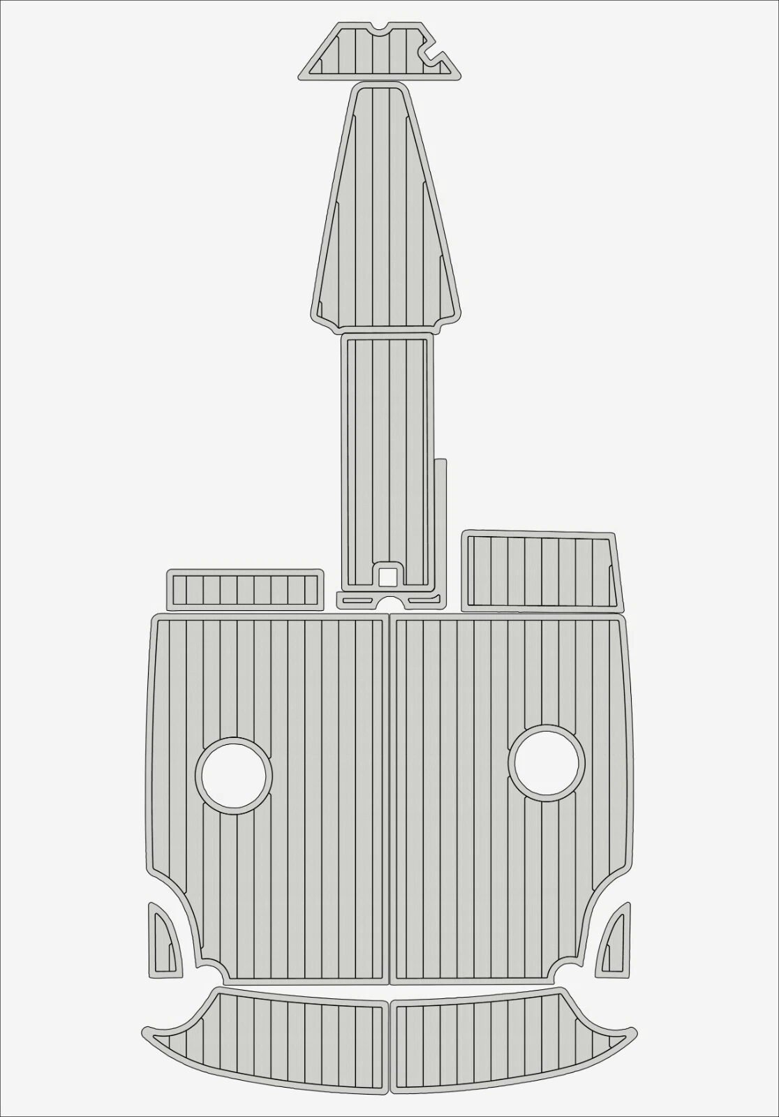 EVA foam boat flooring 1997-2001 Cobalt 252 (8) 1 Kit EVA foam boat flooring 1997-2001 Cobalt 252