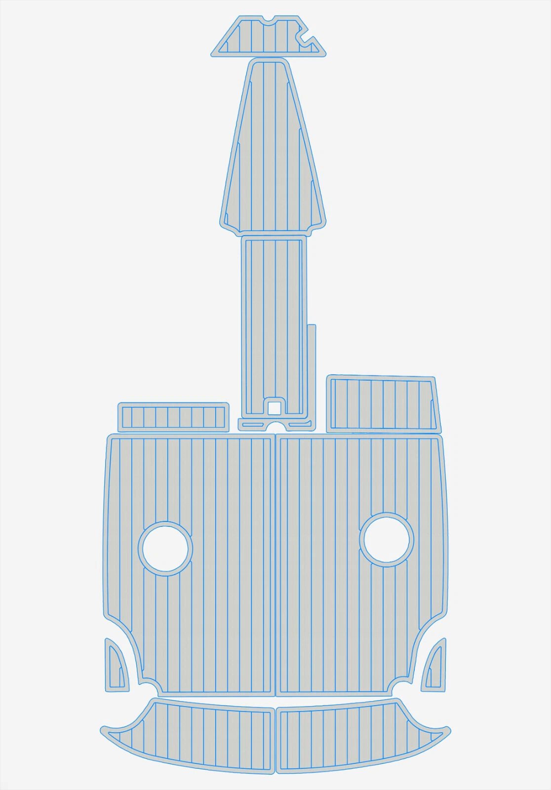 EVA foam boat flooring 1997-2001 Cobalt 252 (9) 1 Kit EVA foam boat flooring 1997-2001 Cobalt 252