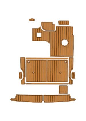 EVA foam boat flooring 1999 bayline 2855 Anti-slip mat Custom (1) 1 Kit EVA foam boat flooring 1998-2001 Bayliner 4087 Aft