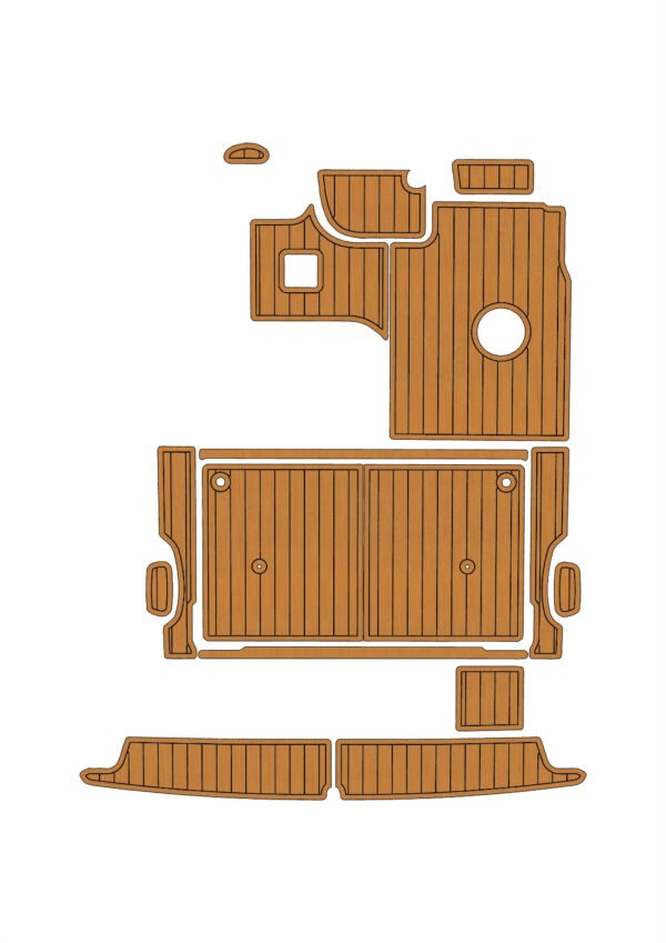 1 Kit EVA foam boat flooring 1998-2001 Bayliner 4087 Aft